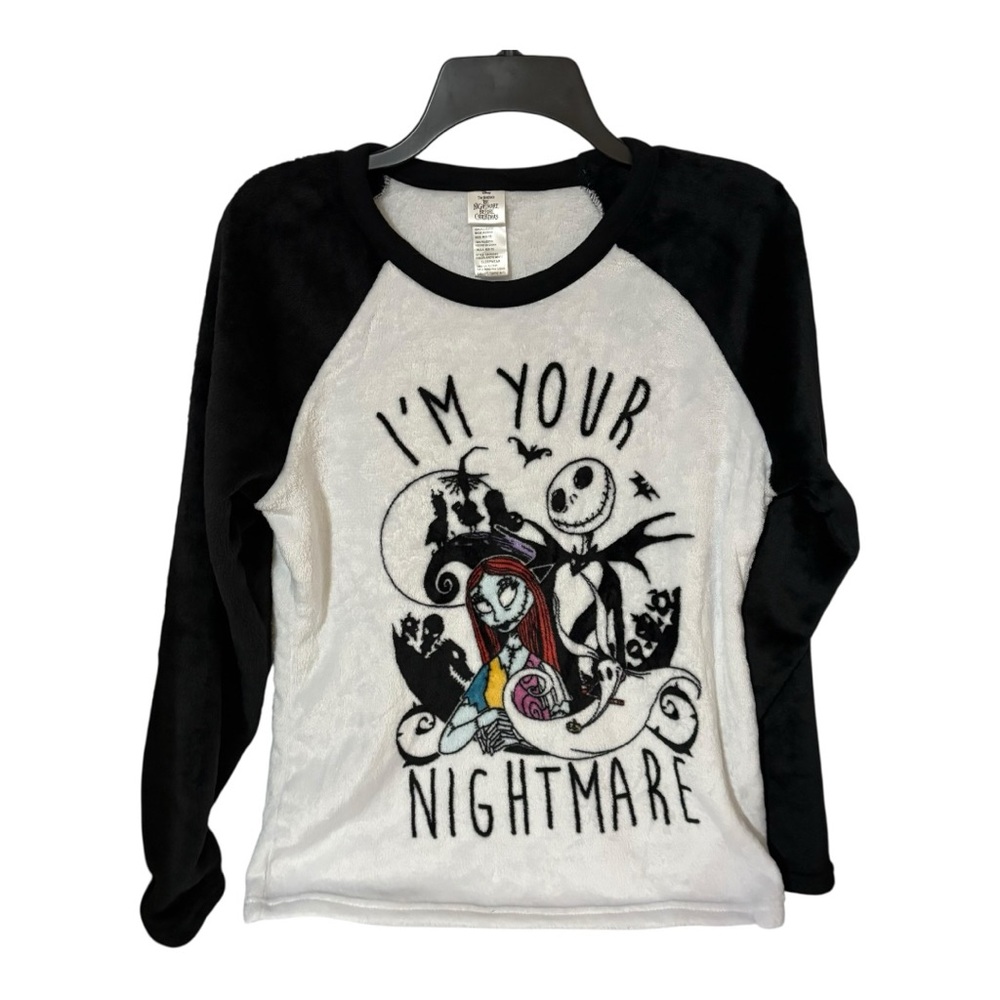 Disney Tim Burton's The Nightmare Before Christmas fleece top or sweater.